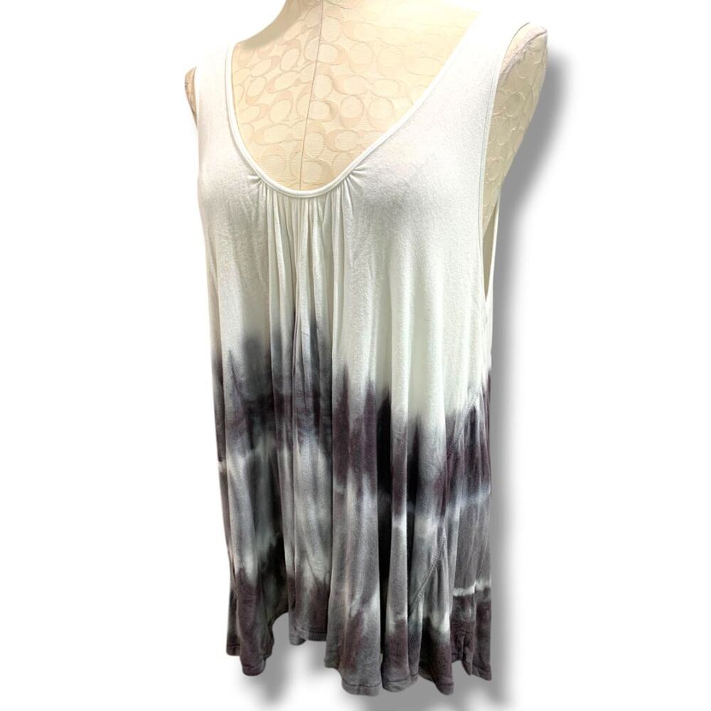 XS We the Free People Womens Flowy Oversize Tank Sebastian Tie Day Shirt
